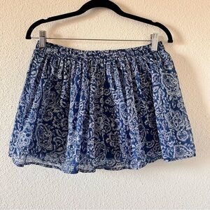 Abercrombie & Fitch Vtg Paisley Floral Print Mini Skirt Women Sz Small